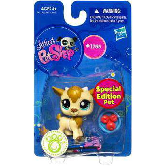 Littlest Pet Shop Goat Figure #1796 (Apples)