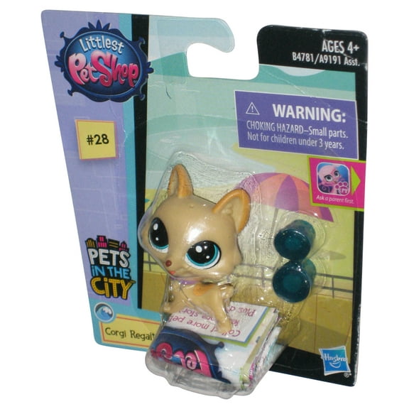 Littlest Pet Shop Pets In The City (2015) Hasbro Corgi Regalton Figure #28