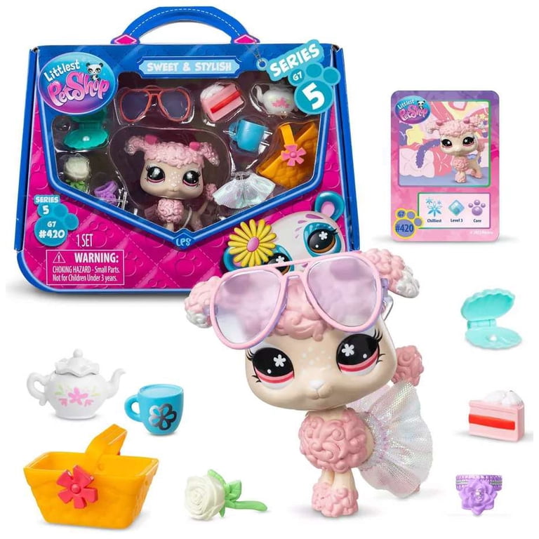 Littlest Pet Shop Series 5 Poodle Figure - Walmart.com