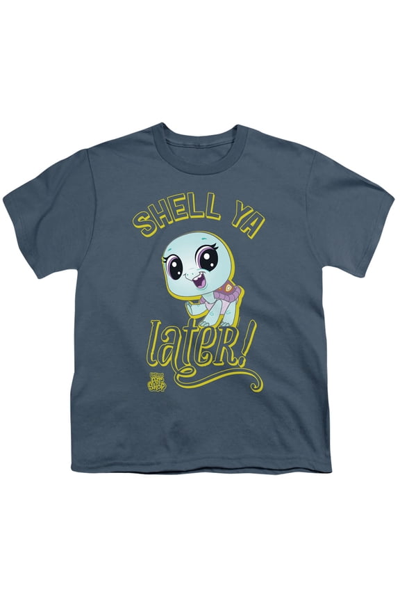 Littlest Pet Shop Shell Ya Later S/S Youth 18/1 T-Shirt Slate
