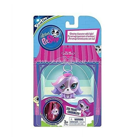 Littlest Pet Shop Spot Lite 2-In-1 Charmlite Zoe or Penny Ling, 1 Piece