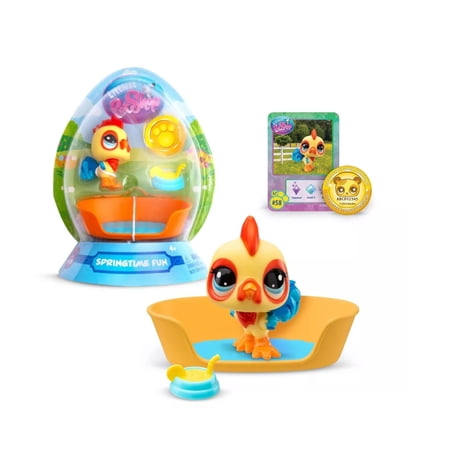 Littlest Pet Shop Springtime Fun Collectible Rooster Figure
