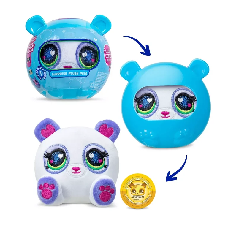 Littlest Pet Shop Surprise Reveal Collectible Plush Pets - Walmart.com