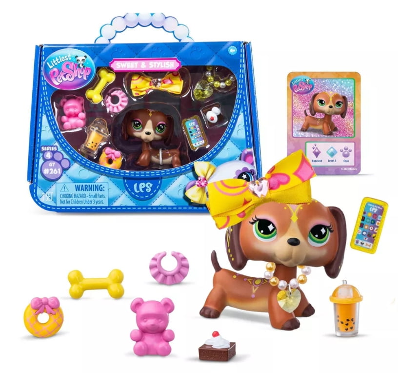 Figurine Littlest Pet Shop HASBRO #675 - Chien - Occasion