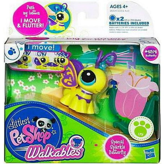 Littlest Pet Shop Walkables Butterfly Figure [Special Sparkle]