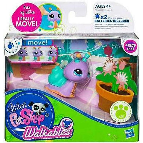 Littlest Pet Shop Walkables Snail Figure [Purple]