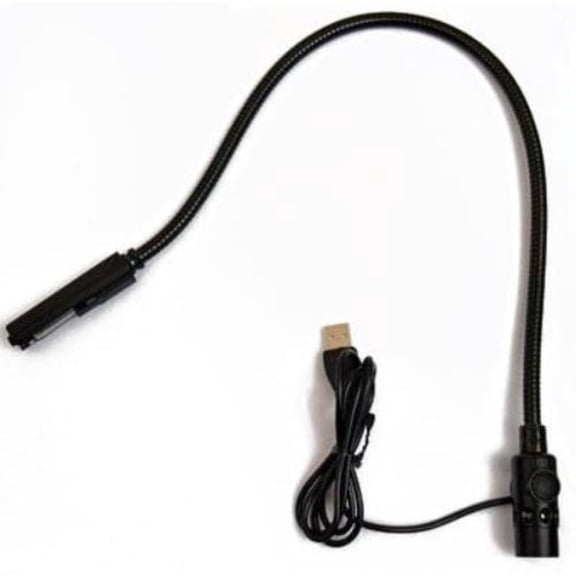 Equipment light Ideal for rack systems with front XLR female socket to plug into w/3-Pin Right Angle connection uses USB Power