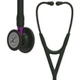 thumbnail image 1 of 3M Littmann Cardiology IV Diagnostic Stethoscope, Stainless Steel Black-Finish Chestpiece, 27" Black Tube, Violet Stem, 1 of 10