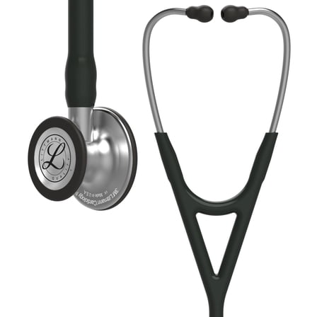 3M Littmann Master Classic II Stethoscope, Black Plated Chestpiece