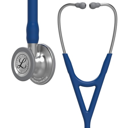 Littmann Cardiology IV Diagnostic Stethoscope, Standard, Navy Tube, Stainless Stem