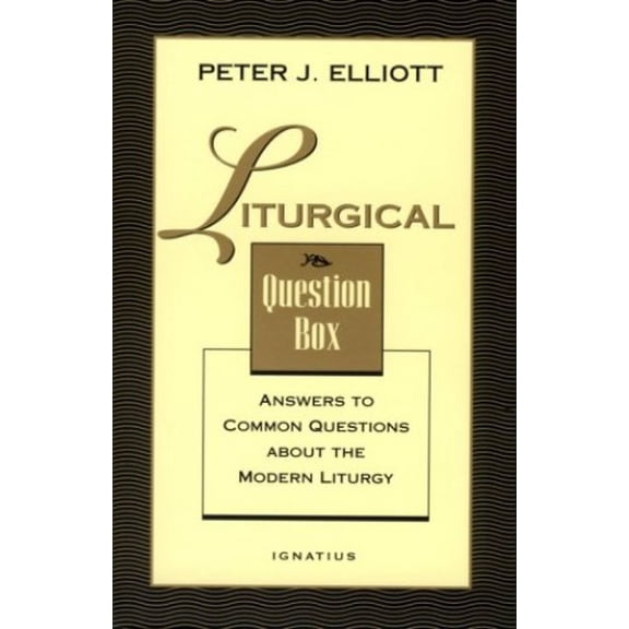 Pre-Owned Liturgical Question Box: Answers to Common Questions About the Modern Liturgy (Paperback) 0898706777 9780898706772