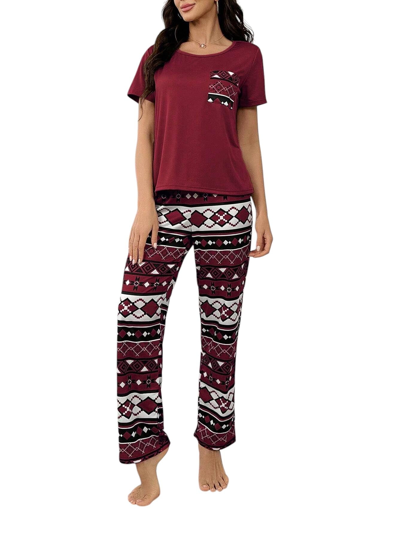 Plain Night Suit Set