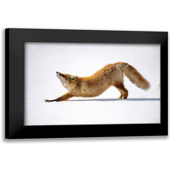 Liu 14x11 Black Modern Framed Museum Art Print Titled - Melting Heart