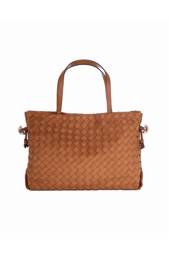 Women's Sequoia Woven Shoulder Bag Brown