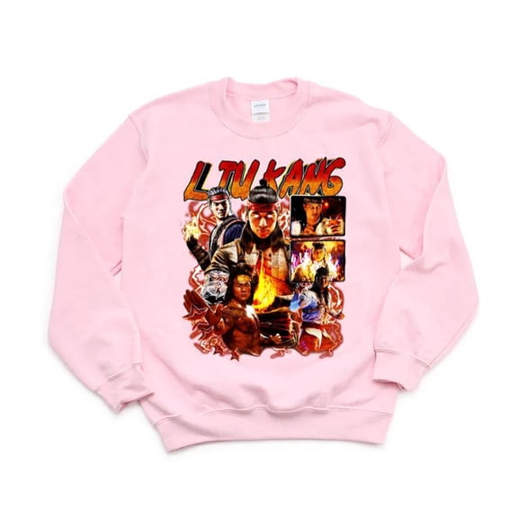 Liu Kang Mortal Kombat Video Game Fighter Shaolin Monk Fire God Gaming Sweatshirt, for men & women, up to size 5XL