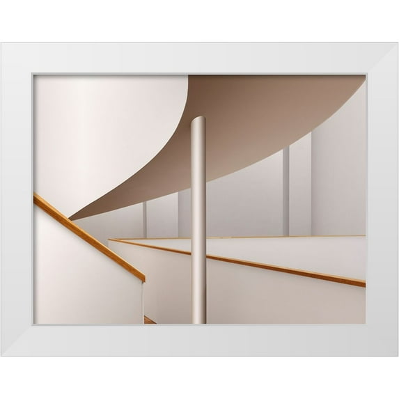 Liu, Shuchuan 18x15 White Modern Wood Framed Museum Art Print Titled - Interiors