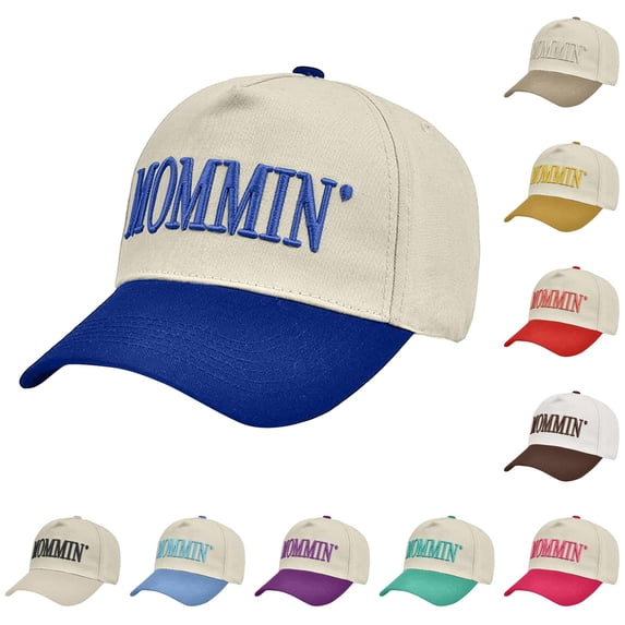 LiuXxxx Embroidered Baseball Caps Patchwork Trucker Dad Hop Hat Blue