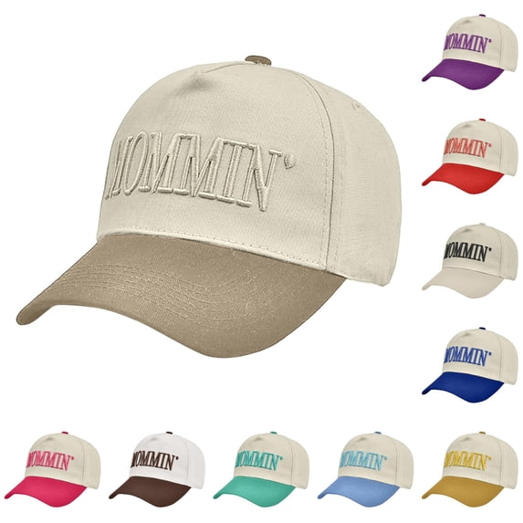 LiuXxxx Embroidered Baseball Caps Patchwork Trucker Dad Hop Hat Khaki