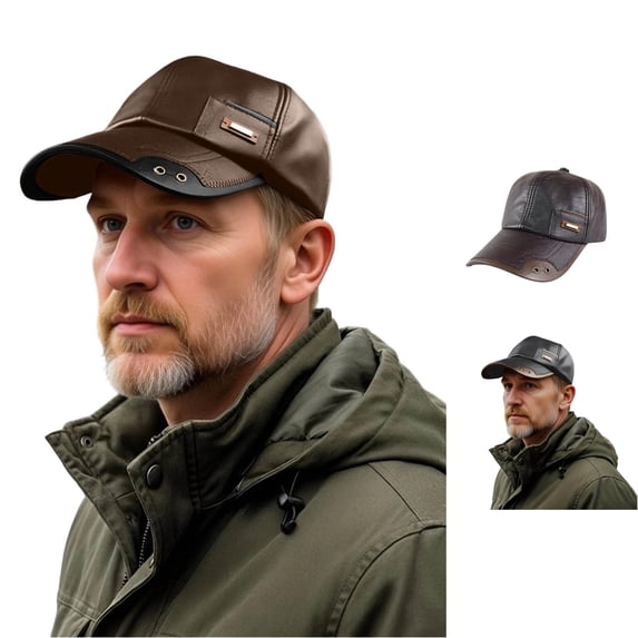 LiuXxxx Fashion Patchwork Baseball Cap Lined Unisex Adjustable Dad Hat For Daily Outdoor Sun Brown