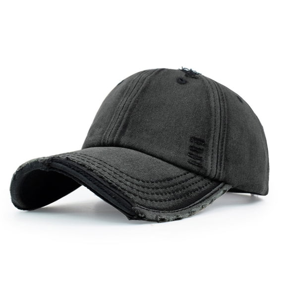 LiuXxxx Men Ladies Denim Baseball Cap Fashion Outdoor Sunscreen Sunshade Hat with Adjustable Buckle Closure Black