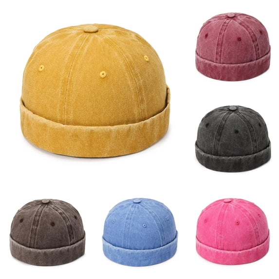 LiuXxxx Men's Classic Solid Baseball Cap Adjustable Fit for Outdoor Leisure All-Season Casual Wear Yellow