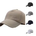 thumbnail image 1 of LiuXxxx Men's Summer Breathable Perforated Outdoor Sunblock Reflective Strip Quick Drying Visor Baseball Cap Khaki, 1 of 4
