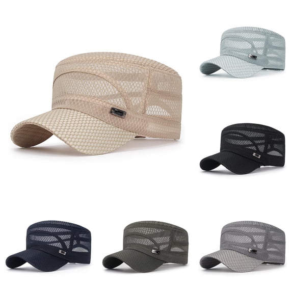 LiuXxxx Summer Quick-Dry Breathable Mesh Baseball Caps for Men Women Outdoor Sunscreen Fishing Tennis Running Camping Travel Daily Beige
