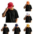 thumbnail image 1 of LiuXxxx Unisex Adjustable Hop Baseball Cap With Flat Brim For Everyday Streetwear Style Red, 1 of 4