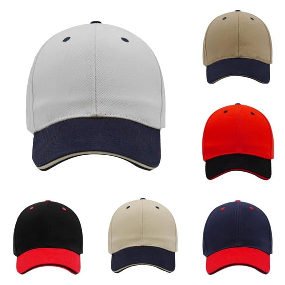 LiuXxxx Unisex Summer Baseball Caps for Outdoor Sports Adjustable Snapback Hats Lightweight Breathable Visor Sun Headwear White
