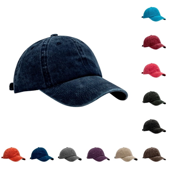LiuXxxx Unisex Summer Sun Baseball Caps for Outdoor Activities Lightweight Casual Hat with Adjustable Strap Navy