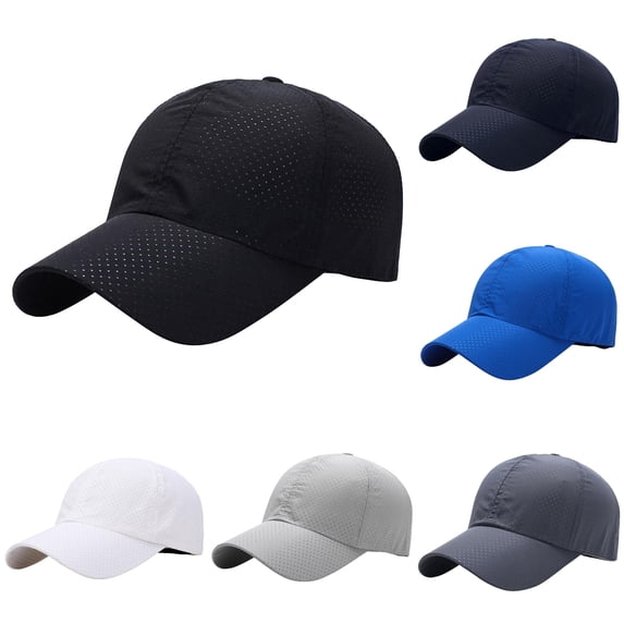 LiuXxxx Washed Dad Baseball Caps for Men Women Adjustable Trucker Hat Distressed Twill Unstructured Black