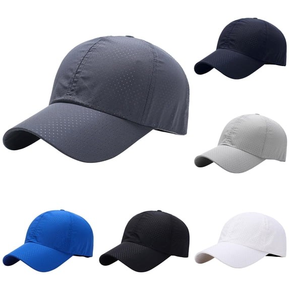 LiuXxxx Washed Dad Baseball Caps for Men Women Adjustable Trucker Hat Distressed Twill Unstructured Dark Gray