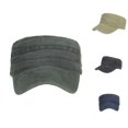 thumbnail image 1 of LiuXxxx Washed Design Flat Baseball Caps for Men Women Twill Dad Hat Adjustable Unstructured Green, 1 of 4