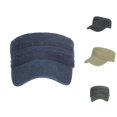 thumbnail image 1 of LiuXxxx Washed Design Flat Baseball Caps for Men Women Twill Dad Hat Adjustable Unstructured Navy, 1 of 4
