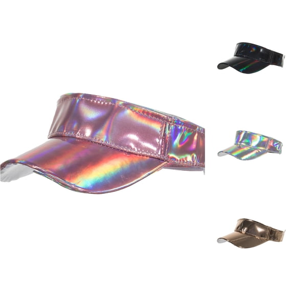 LiuXxxx Women Summer Sequin Baseball Cap Plain Adjustable Visor Headwear for Casual Outdoor Daily Wear Pink