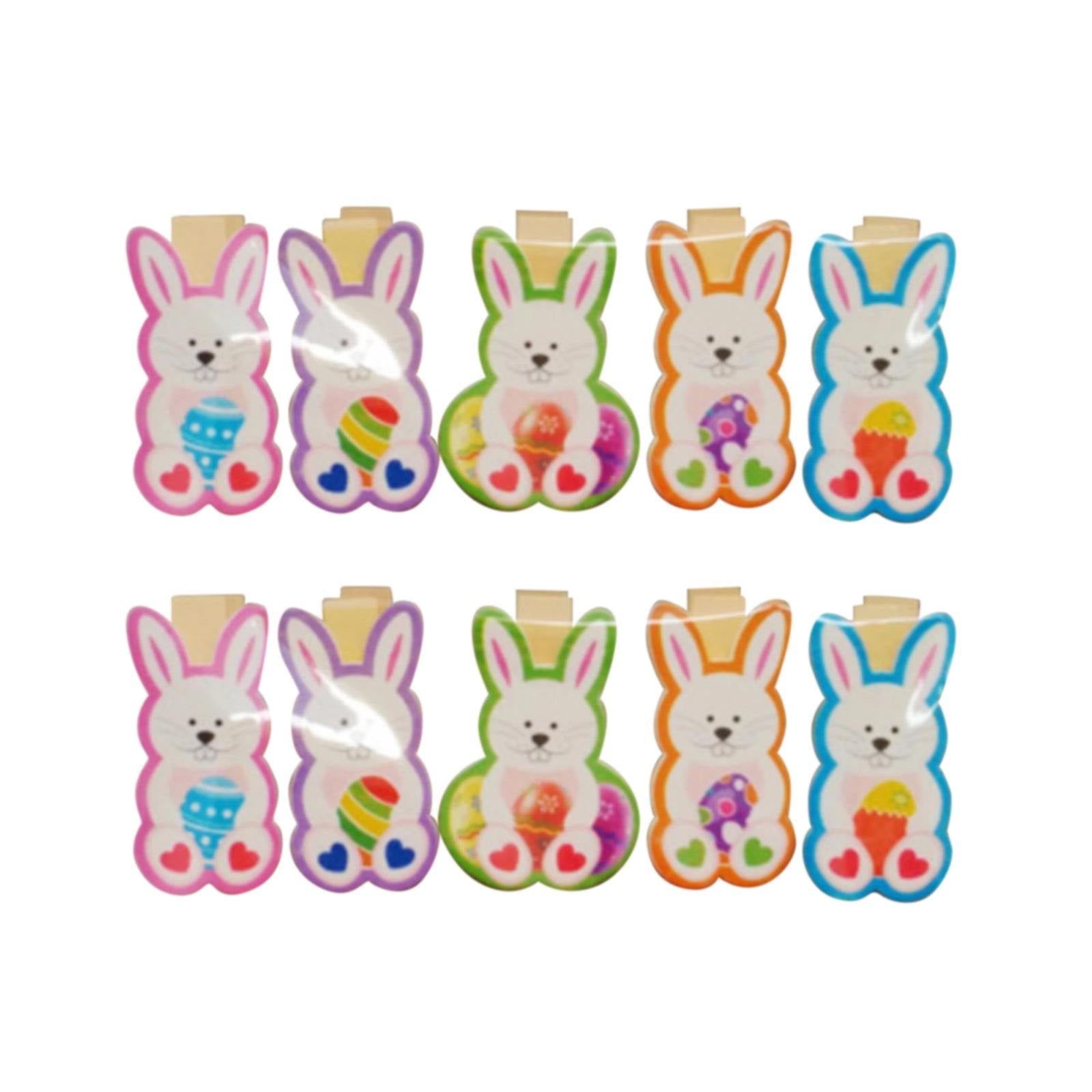 Liuanngg Cartoon Easter Rabbit Clip Hanging Photo Wall Kindergarten 