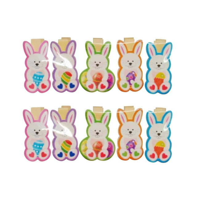 Liuanngg Cartoon Easter Rabbit Clip Hanging Photo Wall Kindergarten ...