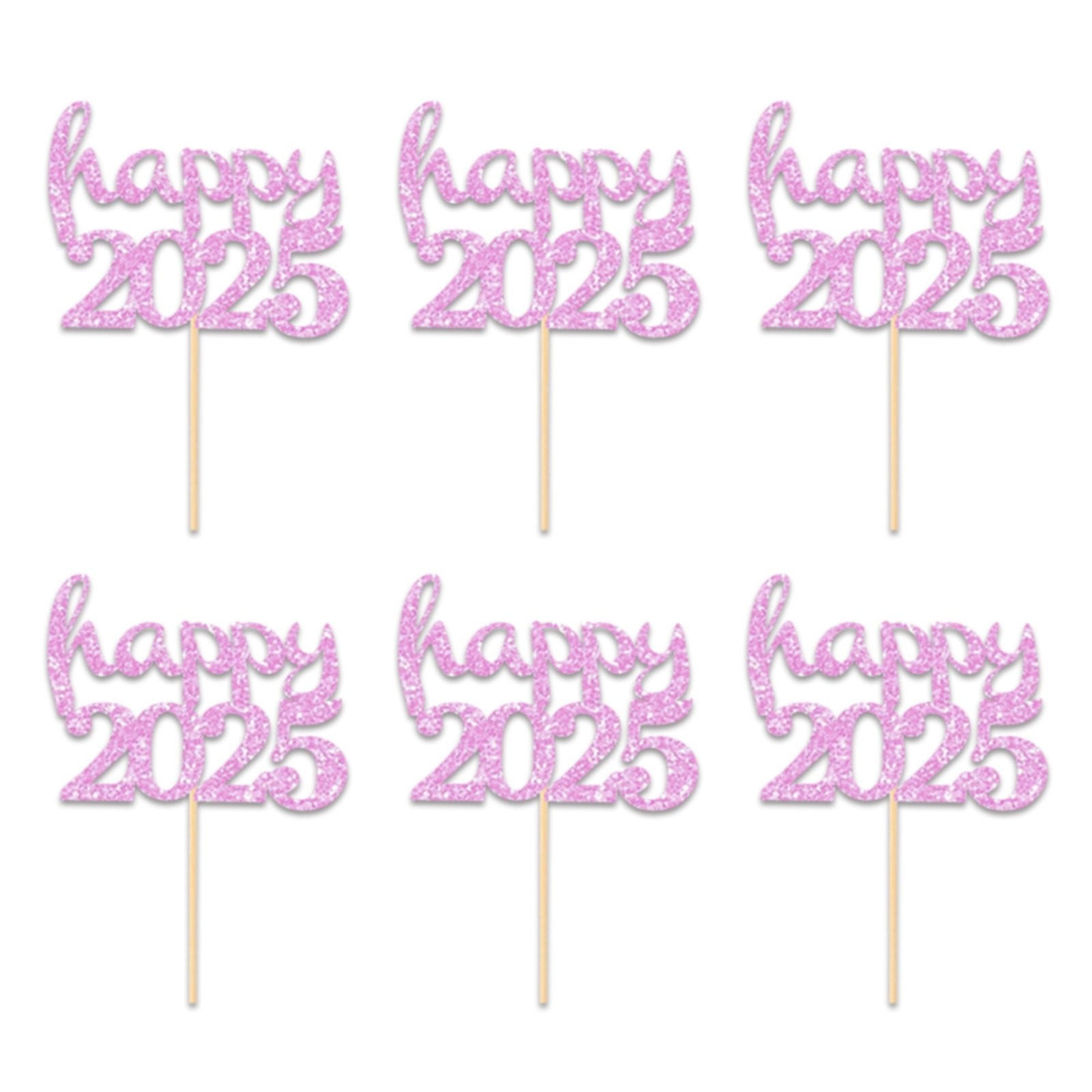 Rose Gold Glitter 'Happy 87th Birthday' Cake Topper – 'Hello 87' & 'Cheers To 87 Years' Decoration Set