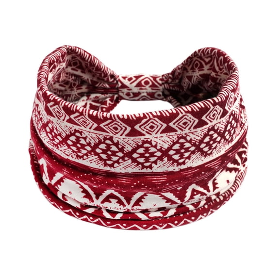 Liuchenyi Head Scarf for Women's Hair Headbands for Women Fashion Stretch Wide Hair Bands Knoted Turban Head Bands Yoga Running Sweatband Elastic Headband Stylish Wrap Headbands Hair Accessories L