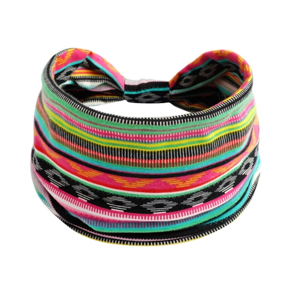 Liuchenyi Head Scarf for Women's Hair Headbands for Women Fashion Stretch Wide Hair Bands Knoted Turban Head Bands Yoga Running Sweatband Elastic Headband Stylish Wrap Headbands Hair Accessories B