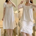 thumbnail image 1 of Liuchenyi Night Shirts for Women Under $10 Womens Nightgown Sleep Dress Ladies Gowns Sleepwear Nightgowns for Women White Xl, 1 of 2
