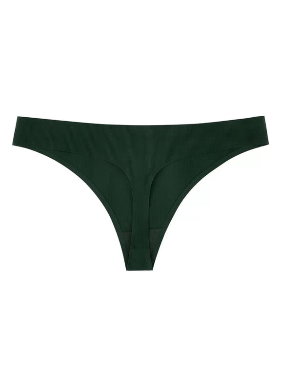 No Show Underwear for Women Under $5 Underwear for Women V Waist G String Thong Panties Green Xl