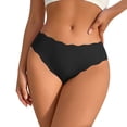 thumbnail image 1 of Liuchenyi Panties for Women Under $5 Womens Panties No Show G String T Back Thong Underwear Black L, 1 of 8