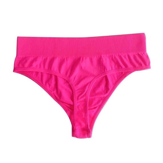 Liuchenyi Underwear for Women Under $5 Panties for Women High Waisted Smooth Hipster Breathable Underwear Women Hot Pink M
