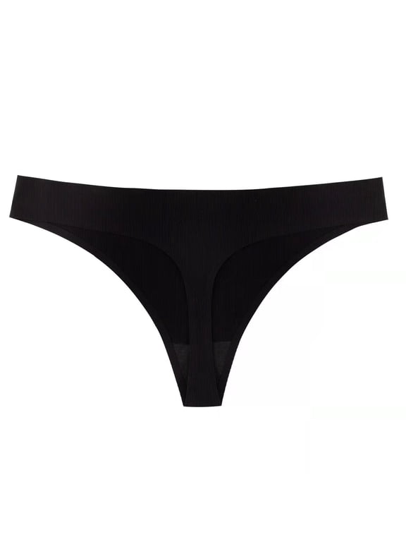 Women's Panties Under $5 Underwear for Women V Waist G String Thong Panties Black S