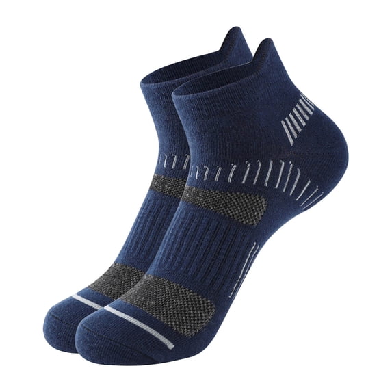 Liuchenyi Womens Socks Women's Crew, Ankle, And No-Show Moisture-Wicking Cushioned Athletic Socks Navy
