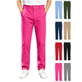 thumbnail image 1 of Liuinsasek Kids' Back-to-School Long Pants Solid Straight Chino Boys' Classic Flat Front Casual Trousers Daily Outerwear Available in Multiple Colors (Ages 5–15), 1 of 10