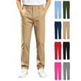 thumbnail image 1 of Liuinsasek Kids' Back-to-School Long Pants Solid Straight Chino Boys' Classic Flat Front Casual Trousers Daily Outerwear Available in Multiple Colors (Ages 5–15), 1 of 10