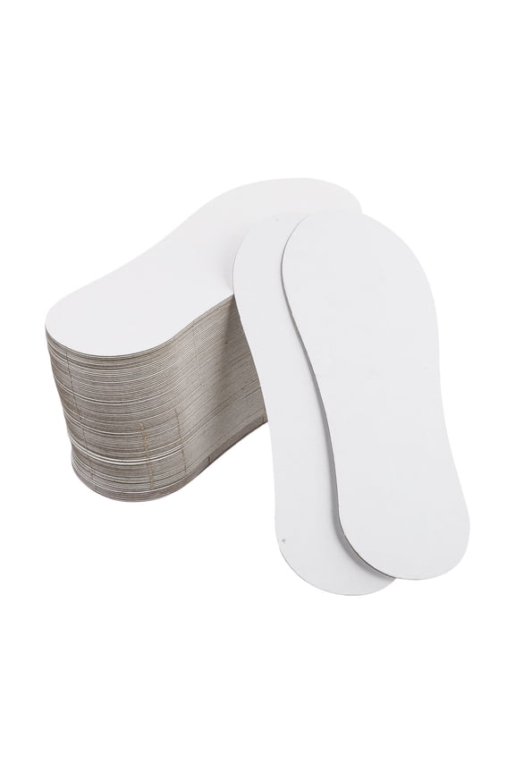 100 Pcs Low Cut Invisible Socks Display Holders Organizing Paperboards White for Easy Storage and Presentation
