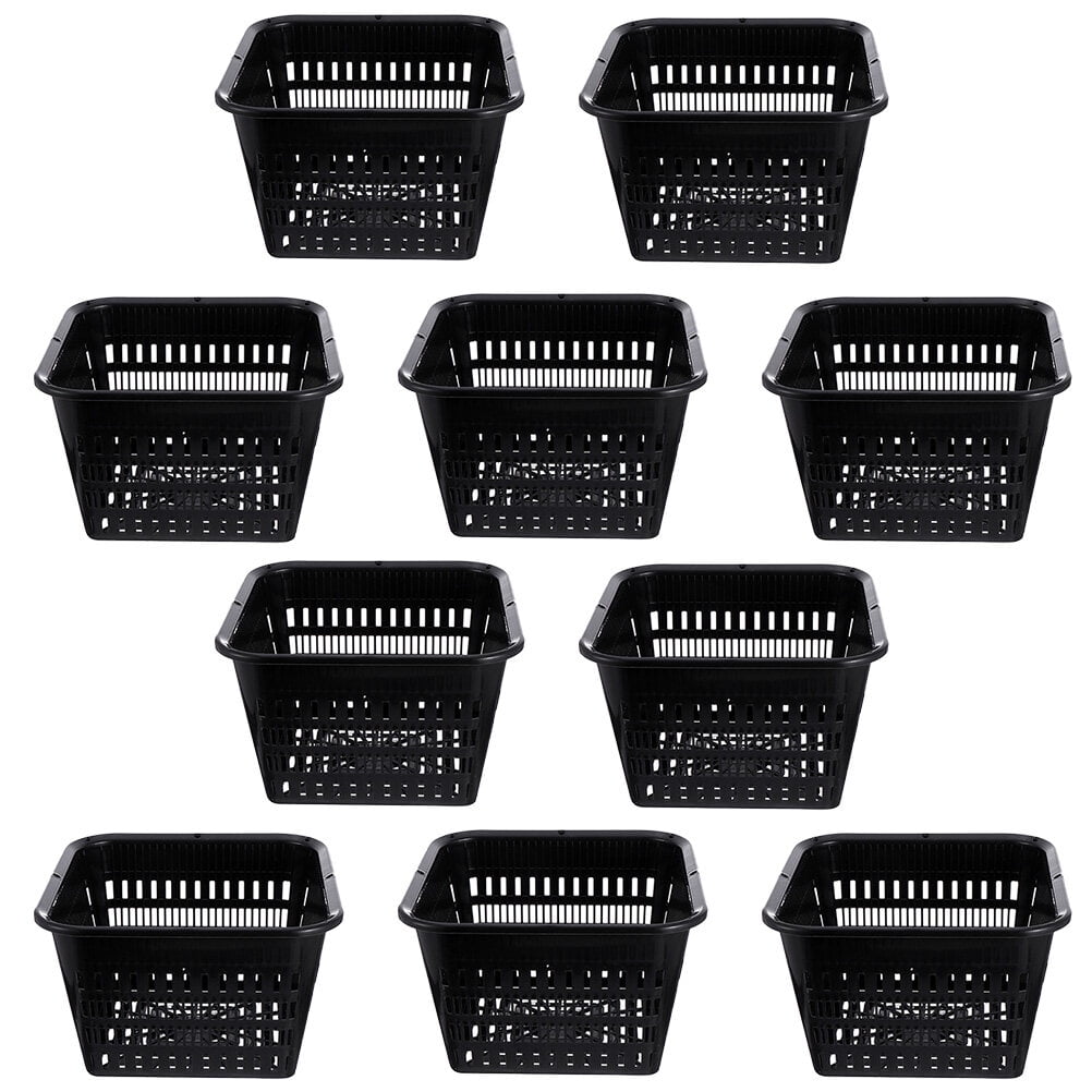 Liukekj 10pcs Cultivation Root Control Pots Thickened Orchid Pots ...